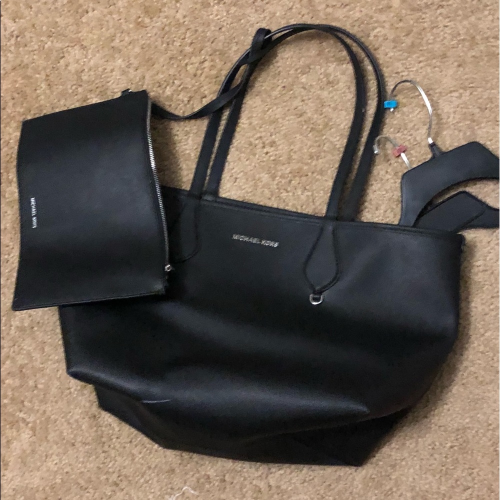MK black tote
